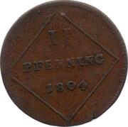 2 Pfenning - Ferdinand III of Austria-Tuscany, Austria, 1804 reverse image