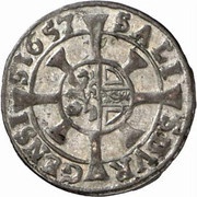 1 Kreuzer - Guidobald von Thun, Austria, 1654-1668 reverse image