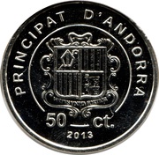 50 Cèntims Charlemagne obverse image