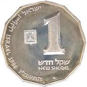 1 New Sheqel Akko obverse image