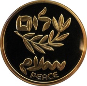 2 New Sheqalim Israel-Jordan Peace Treaty, Israel, 1996 reverse image