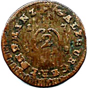 2 Kreuzers - Sigismund von Schrattenbach, Austria, 1758-1760 reverse image