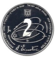 2 New Sheqalim Albert Einstein obverse image