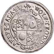 3 Kreuzers - Wolf Dietrich von Raitenau obverse image