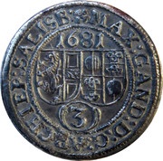 3 Kreuzers - Max Gandolf von Kuenburg obverse image