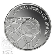 2 New Sheqalim 2014 FIFA World Cup Brazil, Israel, 2013 reverse image