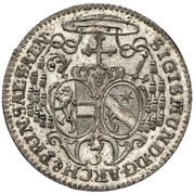 3 Kreuzers - Sigismund von Schrattenbach obverse image
