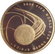5 New Sheqalim 2010 FIFA World Cup South Africa, Israel, 2009 reverse image