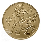 10 New Sheqalim Samson and the Lion reverse image