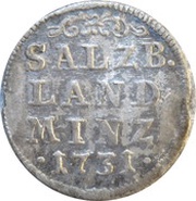 4 Kreuzers - Leopold Anton von Firmian, Austria, 1731 reverse image