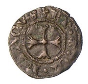 Quattrino Right facing knight reverse image