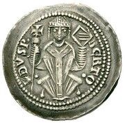 Denaro - Berthold of Merania Castle reverse image
