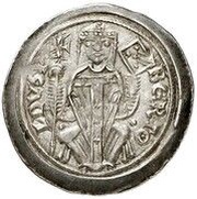 Denaro - Berthold of Merania Blessed Virgin reverse image
