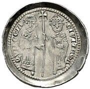 Denaro - Gregory of Montelongo, Elect saint obverse image