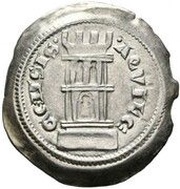 Denaro - Raymond della Torre Tower obverse image