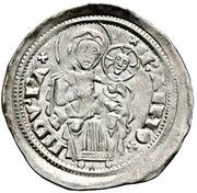 Denaro - Raymond della Torre Madonna, Italy, 1277 reverse image