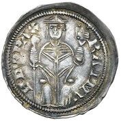 Denaro - Raymond della Torre Scepters, Italy, 1281-1287 reverse image