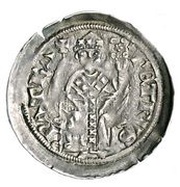 Denaro - Peter of Gera, Italy, 1299-1301 reverse image
