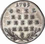 5 Kreuzer - Hieronymus von Colloredo, Austria, 1778-1784 reverse image