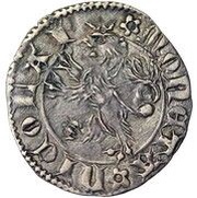 Denaro - Nicholas of Bohemia, Italy, 1350-1358 reverse image