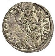 Denaro - Louis I, Italy, 1359-1365 reverse image