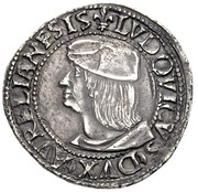 1 Testone - Ludovico XII d'Orléans obverse image