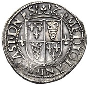 1 Testone - Ludovico XII d'Orléans, Italy, 1465-1498 reverse image