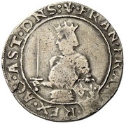 1 Testone - Francesco I obverse image