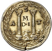 1 Testone - Carlo V, Italy, 1529-1531 reverse image
