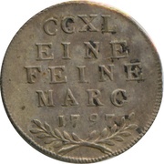 5 Kreuzer - Hieronymus von Colloredo, Austria, 1793-1802 reverse image