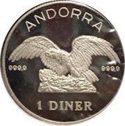 1 Diner Golden Eagle - Silver Bullion obverse image