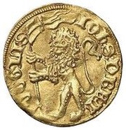 Gold Bolognino - Giovanni I Bentivoglio obverse image