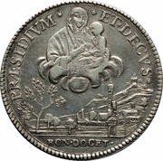 1 Scudo Revolutionary coinage; Type II - with tree reverse image