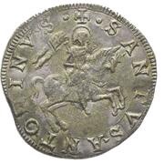 1 Testone - Sinibaldo Fieschi reverse image