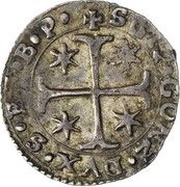 10 Soldi Genoa Counterfeit, Italy, 1636-1670 reverse image