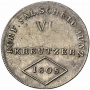 6 Kreutzer - Ferdinand of Austria - Tuscany, Austria, 1805-1806 reverse image