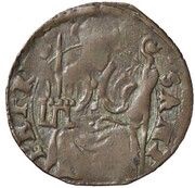 Quattrino - Rodolfo Bologna type, Italy, 1586-1593 reverse image