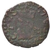 Quattrino - Ferdinando I Lucca type, Italy, 1665 reverse image