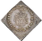 ⅑ Thaler - Guidobald von Thun, Austria, 1656-1666 reverse image