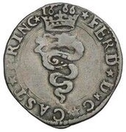 1 Soldo - Ferdinando I Milan type obverse image