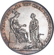 1 Scudo, 6 Lire obverse image