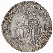 ⅛ Thaler - Markus Sittikus von Hohenems, Austria, 1612-1616 reverse image
