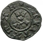 1 Denaro / Picciolo - Anonymous Maria, Italy, 1220-1352 reverse image