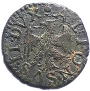 Quattrino - Alfonso II obverse image