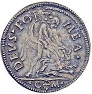 1 Testone - Ercole I, Italy, 1471-1505 reverse image