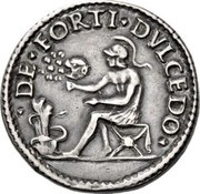 1 Testone - Alfonso I, Italy, 1505-1534 reverse image