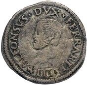 5 Soldi - Alfonso I obverse image