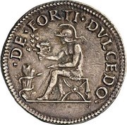 1 Testone - Alfonso I, Italy, 1509-1522 reverse image