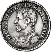 1 Testone - Ercole II obverse image