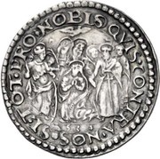 1 Testone - Ercole II, Italy, 1534 reverse image